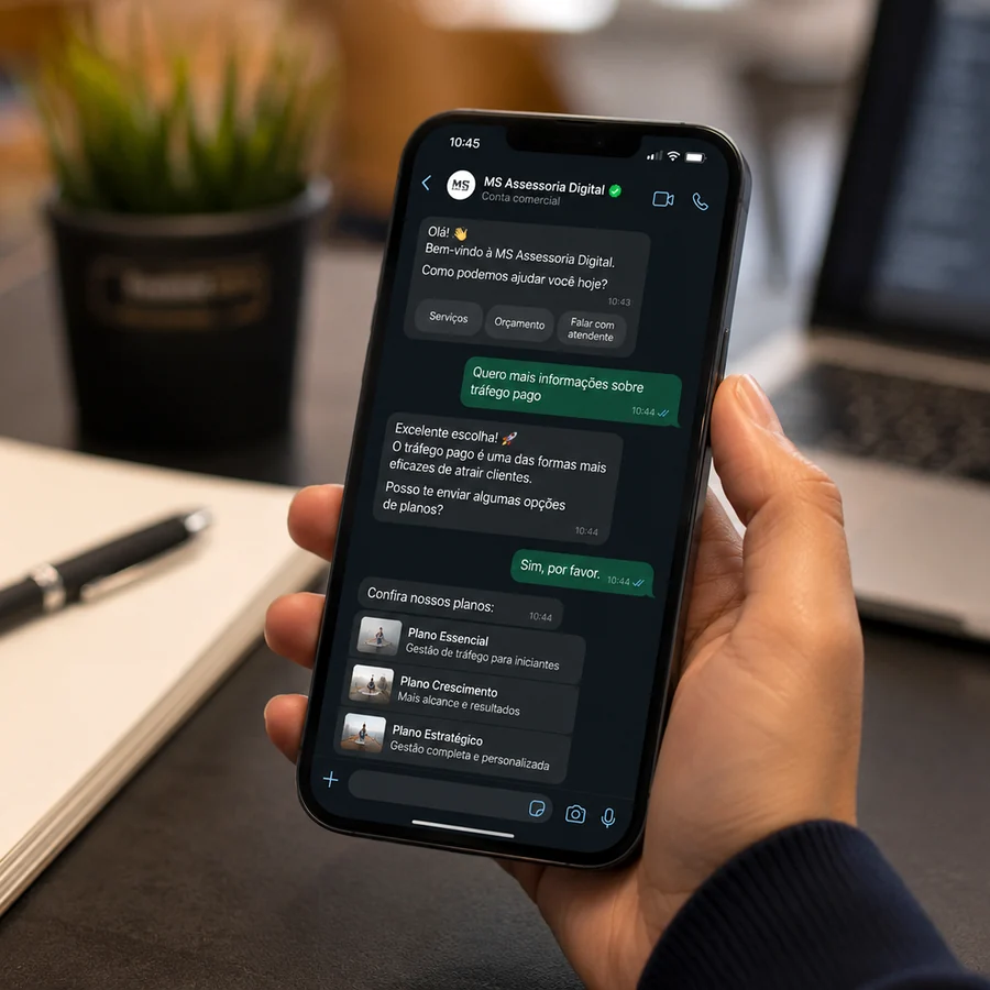 WhatsApp Business organizado para empresas
